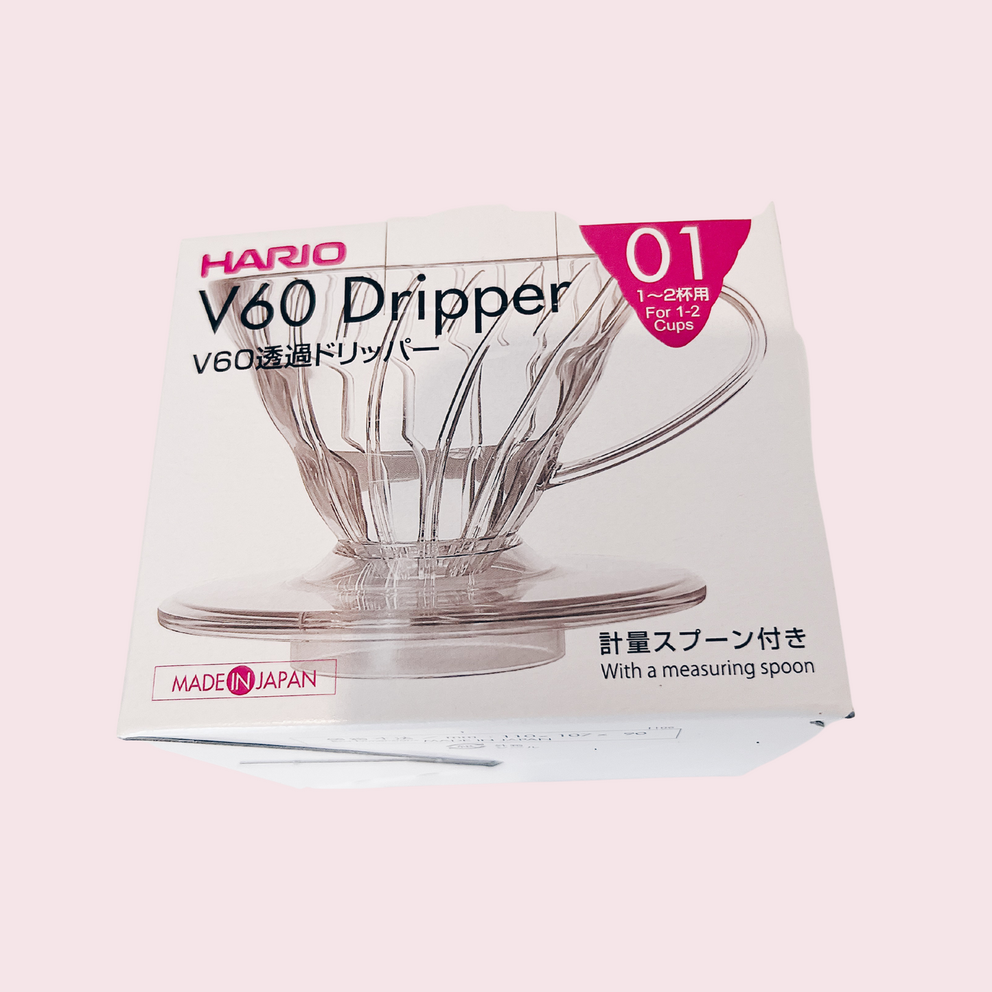 V60 Dripper & Filter Papers with Coffee